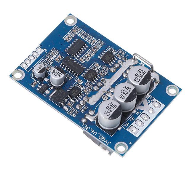 BLDC 3-fasen brushless DC motor driver module 12V-36V 500W 02